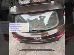 2015 C-h-ery Tiggo 5 trunk lid assembly and disassembly parts video