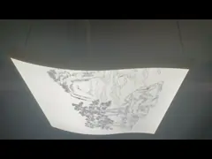 Bigger Size Square Pendant Panel Light With Pictures Cover Films With Soft Membrane Ceiling