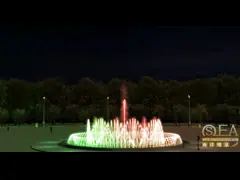 China High Spray Dancing Digital Water Curtain With Customized Design supplier