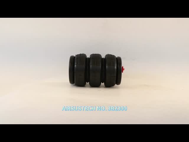 Резиновые сумки TS16949 стиля весны воздуха No.3B Tripricate Covoluted 2300