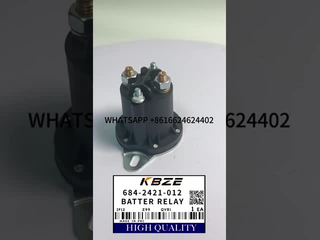 XCMG バッテリー メインスイッチ リレー 684-2421-012 XE150 XE215 XE370 XE470 EXCAVATORのためにフィット