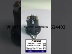 XCMG BATTERY MAIN SWITCH RELAY 684-2421-012 XE150 XE215 XE370 XE470 EXCAVATOR için FIT