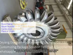 Customized Blade Height Stainless Steel Hydro Turbine Runner for Long-lasting Energy Production