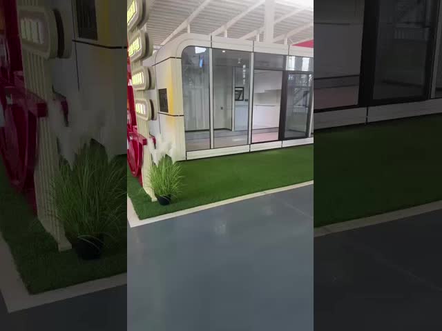 Custom White Apple Cabin House Cabin Container Aluminum Alloy Shell