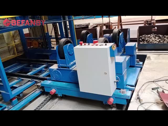 Customized Docking Roller Conveyor For Hollow Material Handling
