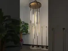 China Modern Black Branch Chandelier 60W Alabaster Hanging Lamp Customized With Round Disk supplier
