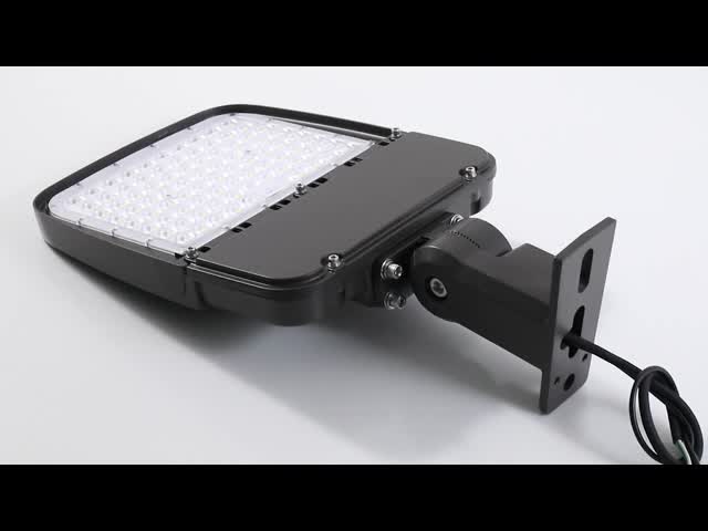 75W-300W Adjustable LED Shoebox Parking Lot Light 180LM/W