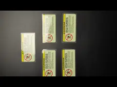 Afdrukbaar gloeiend waarschuwingssignaal Stickers Warmteoverdracht Kleding Glow In The Dark