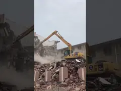 65-тонный экскаватор-разрывник в коробке экскаватор типа