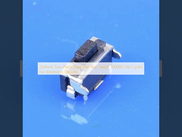 2×4mm 2点型ディップタクトスイッチ 電子機器用100000回のライフサイクル