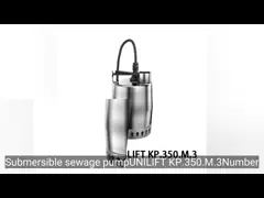 Grundfos Submersible Rainwater Pump With Large Capacity And Maximum Operating Pressure Of 6 Bar UNILIFT KP.350.M.3 Type