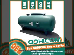 China Sanitary Distribution Air Compressed Air Receiver Tanks Horizontal Tank PED Certified supplier