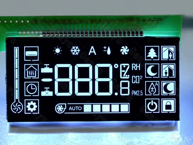 DFSTN 2.4 Inch 128x64 Dot Matrix LCD Display with SPI Interface COG LCD Module for Handheld Devices