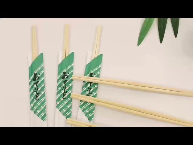 高級 モダン スタイル 環境に優しい 天然 バンブー チョップスティックと 天然 パーソナル 巻いた紙チョップスティック