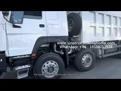 SINOTRUK HOWO 371HP Tipper Dump Truck Construction Old Front Face Military Bumper For Mining Areas