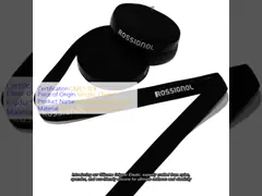 China Grey 20mm Anti Slip Webbing Tape Polyester Flat Elastic Band supplier