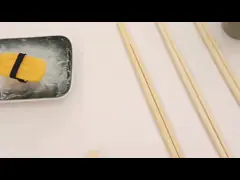 طراحی مدرن چوب خوردن یکبار مصرفی سوشی ریکیو سازگار با محیط زیست با لوگو شخصی و بسته بندی طراحی شامل