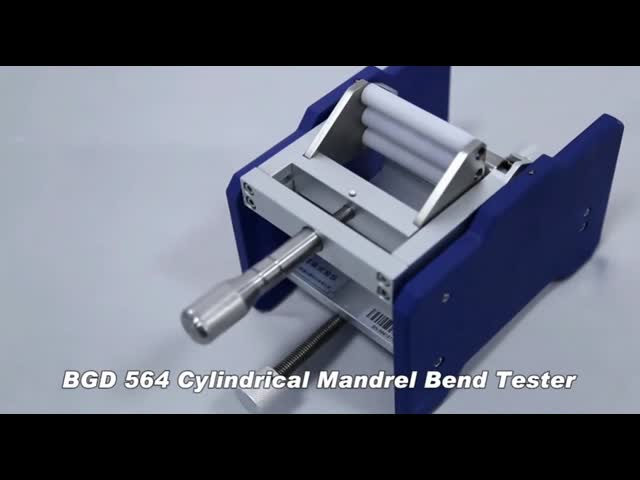 ISO 1519 Cylindrical Mandrel Bend Tester Paint Film Bending Device 120mm - 150mm