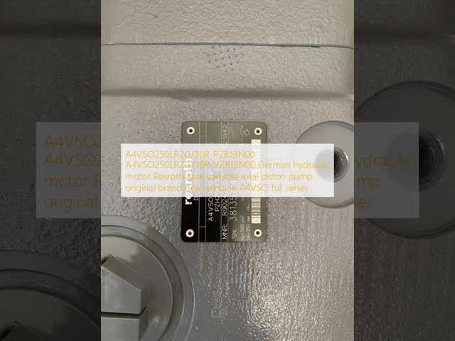 A4VSO250LR2G/30R-PZB13N00 A4VSO250LR2G/30R-VZB13N00 German hydraulic motor Rexroth axial variable axial piston pump original brand new genuine A4VSO full series