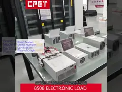250W 8CH carga electrónica de corriente continua programable para prueba de envejecimiento de descarga de la batería