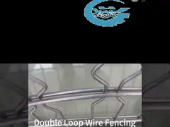 Double Loop Wire Fencing Heavy Duty Security Barrier Anti-Climb