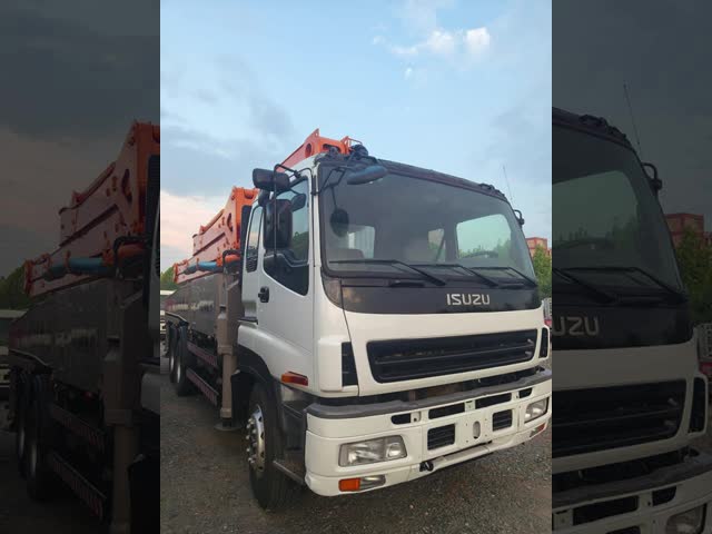2011 Zoomlion Renew 38m Truck Mounted Concrete Pump Fully Hydraulic Truck
