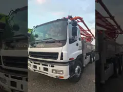 2011 Zoomlion Renovação de caminhão de 38m montado bomba de concreto totalmente hidráulico caminhão