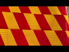 Reflective Rear Marking Aluminum Plate Board with Warning Sticker for Heavy Vehicles