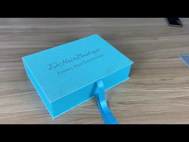 Rigid Hair Extension Packaging Box Personalized Stylish Wig Packaging Boxes