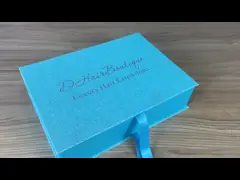 Rigid Hair Extension Packaging Box Personalized Stylish Wig Packaging Boxes