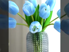 湿った感覚の人工花 高級質感 チューリップ家飾り飾り 写真道具 ラフィテ チューリップ人工花