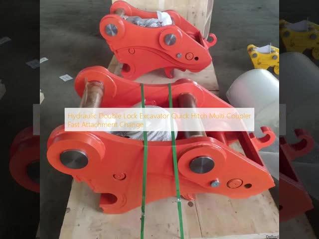 Hydraulic Double Lock Excavator Quick Hitch Multi Coupler Fast Attachment Change