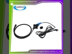 Electric Golf Cart Accessories EXCAR Charging Cable And Charging Socket
