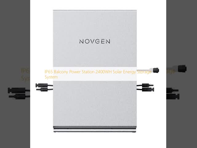 IP65 バルコニー発電所 2400WH 太陽エネルギー貯蔵システム
