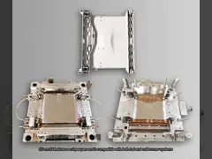 Moldes d'appareils électroménagers en acier personnalisés pour les caractéristiques de la poêle à froid et de la poêle à crisper