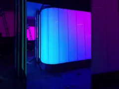 Customized acrylic illuminated background wall