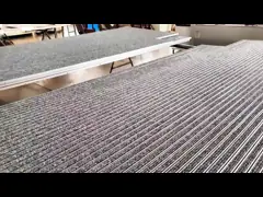 Commercial Heavy Duty Aluminium Entrance Floor Mat Untuk Pintu Berputar