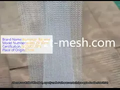 التلميع الشبكة السلكية المنسوجة تقنية النيكل النهاية تجربة المتانة