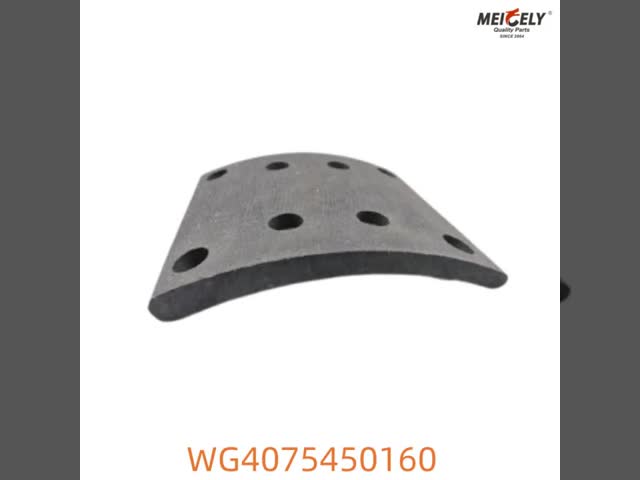 WG4075450160 Howo Brake Pads Reliable Friction Material For Optimal Stopping Power video
