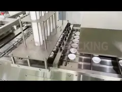 60Trays/min Capacity Tray Filling Machine for Creamy Cat Chicken Meat Pet Cream