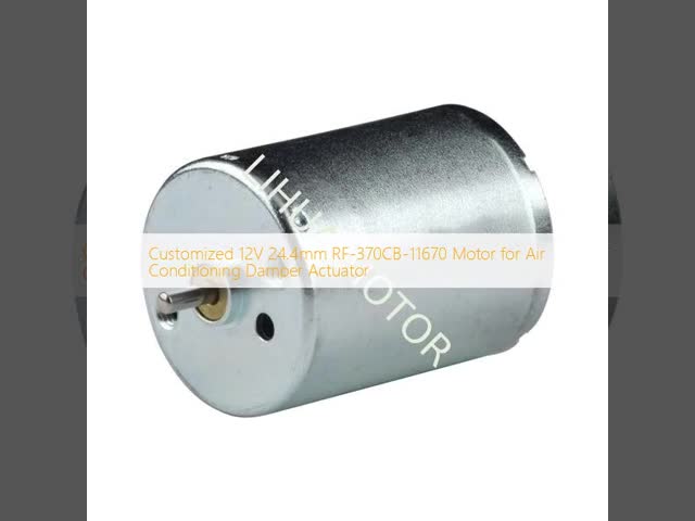オーダーメイド 12V 24.4mm RF-370CB-11670 モーター エアコンダッパーアクチュエータ