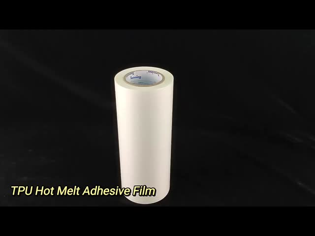 Manufacture TPU Hot Melt Adhesive Tape With Release Paper Hot Melt Adhesive Film Heat Seal Adhesive Film for Embroidery Patches