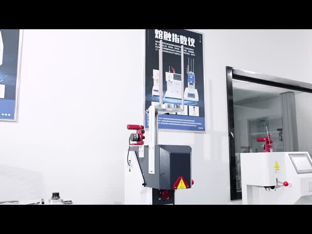 Máquina de ensayo de plástico de carga electrónica Tester de índice de flujo de fusión MFR / MVR Tester El video