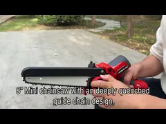 China Electric 21V Light Weight Mini Lithium Chain Saw Rechargeable Battery supplier