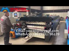 China Professional PPGI / GI Material Double Deck Roll Forming Machine Manufacturers supplier