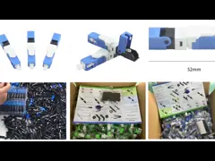 Accessoires optiques unimodaux rapides de fibre de Sc RPA de Ftth de connecteur