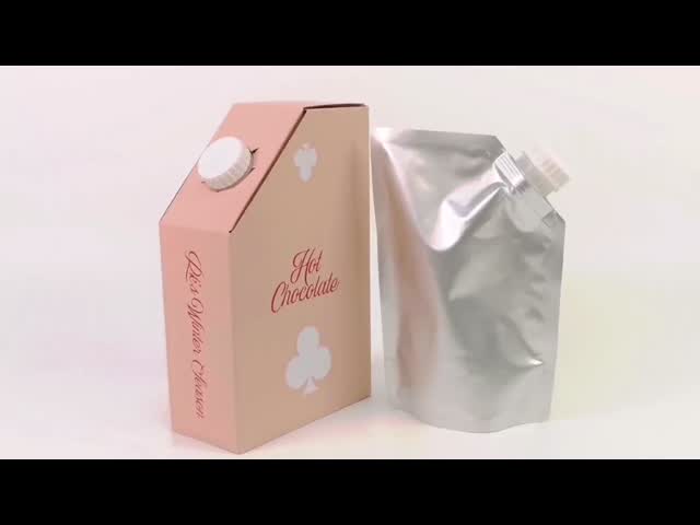 Plastic BIB Bag in Box 1L Hot Coffee Box Liquid Packaging