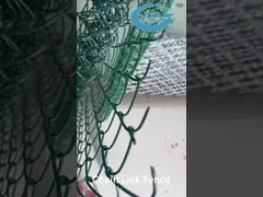 China Portable Galvanized Iron Chain Link Wire Mesh Fence For Construction supplier