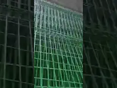 50×200mm 4mm Curved Garden Fence Dengan Peach Post