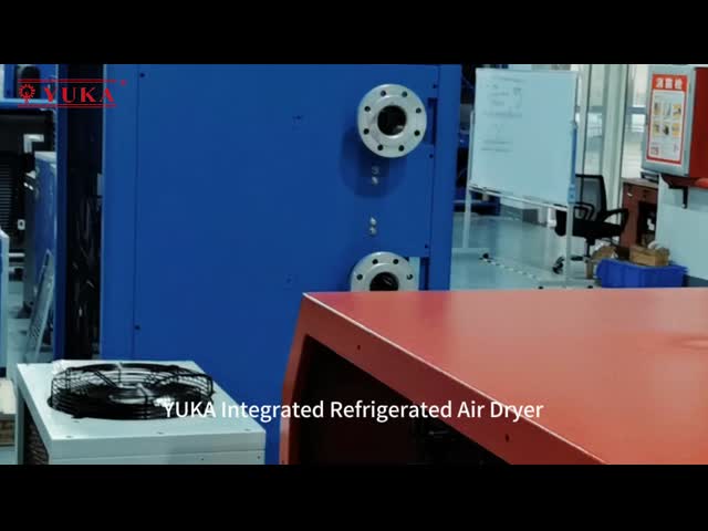 Integrated Refrigerated Air Dryer With Dt Air Filter Inside Grade Pf/Ao/Aa/Ax Flow rate 2.6m3/min Optimal Performance